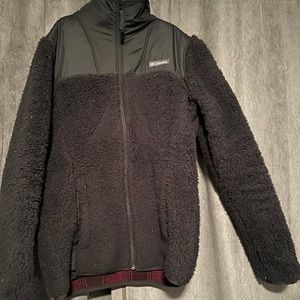 Columbia Zip Up Sweater (Black)